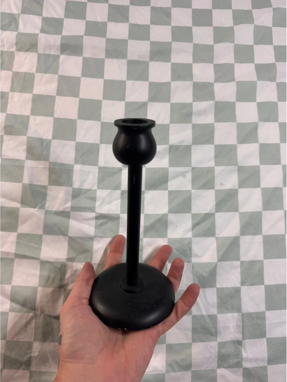 IKEA Black Metal Candle Holders Set of 3